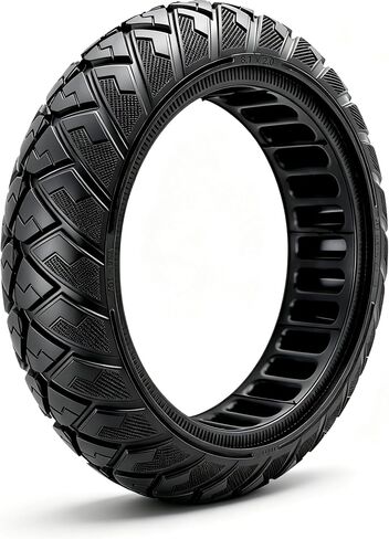 8.1x2.0 Tire,Fit for Segway Ninebot E2/ E2 Pro/Plus,Xiaomi 4 Go,8.1 Inch Off-road Solid tire,Non-Slip Puncture Proof,Black in Kuwait