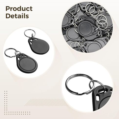 Generic 13.56Mhz CUID Tag Keychain، بطاقة للمبرمج، بطاقة قابلة لإعادة الكتابة، 100 قطعة للحضور والتحكم في الوصول in Kuwait