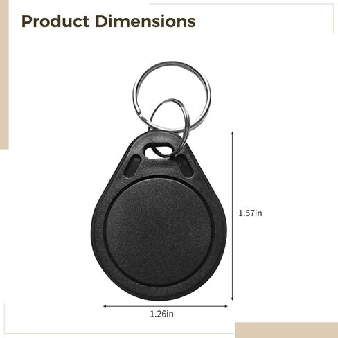 Generic 13.56Mhz CUID Tag Keychain، بطاقة للمبرمج، بطاقة قابلة لإعادة الكتابة، 100 قطعة للحضور والتحكم في الوصول in Kuwait