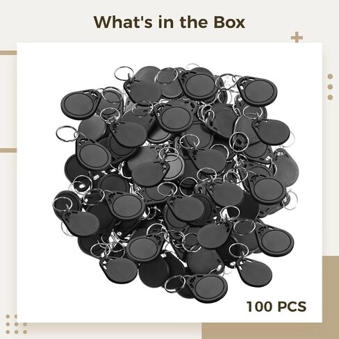 Generic 13.56Mhz CUID Tag Keychain، بطاقة للمبرمج، بطاقة قابلة لإعادة الكتابة، 100 قطعة للحضور والتحكم في الوصول in Kuwait