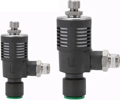 ASV120F ASV220F ASV310F ASV120F-M3-04 ASV220F-M5-04/06 Quick Speed Exhaust Controller Throttle Valve Air Pneumatic Fitting 1Pcs(ASV410F-03-08S) in Saudi Arabia