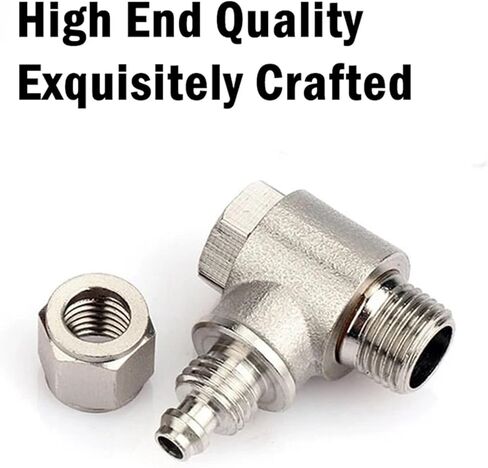Copper Hinged Right Angle PH Pneumatic Quick Connector PH4/6/8/10/12-01/02/03/04/M5 Thread G-type 1Pcs(TKN-PH12-04-G) in Saudi Arabia
