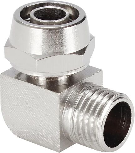 1Pcs KLL6-01 KLL6-02 KLL8-02 KLL10-02 KLL10-03 Fast Screwing Quick Connector Fittings Pneumatic Elbow(1Pcs KLL8-04) in Kuwait