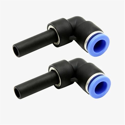10Pcs Pneumatic Quick Connector PLJ 4/6/8/10/12 Bent-through Lever Tubular Insertion-type Push-through Elbow(PLJ04-04) in Kuwait