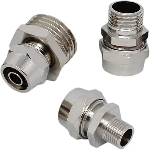 PL PC PB PLF4-12 Internal External Thread 1/8 1/4 3/8 1/2 Inch Hose Quick Air Pneumatic Connector 1Pcs(6-04) in Kuwait