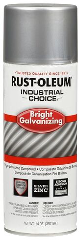 RustOleum 244305 برايت 1600 نظام الجلفنة المركب الهباء الجوي، حجم الحاوية 16 أونصة سائلة، علبة الهباء الجوي (عبوة من 6 قطع) in Kuwait