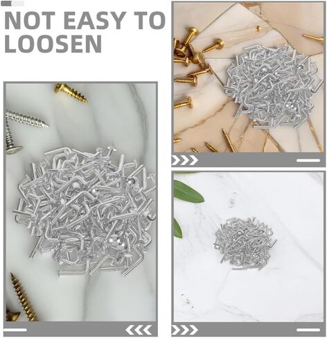 POPETPOP 100pcs Heavy Galvanized L-Shaped Iron Safety Bolts for Pallet Rack with Quick Installation and Secure Stable Fit, for Supermarket and Logistics Center Shelving in Kuwait