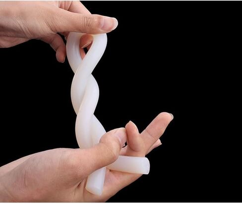 Rubber sheets, High-Density Rubber Rods,White Solid Silicone Cord Gasket Trim Seal Strips, for Home Improvement High Temperature Resistant Round O-Bar Strip 5m(13mm) in Kuwait