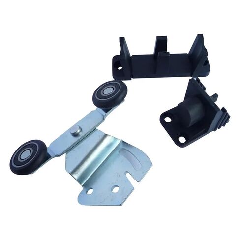 1 Set Solid Wood Sliding Door Pulley Rail Wheel Side Hanging Ming Wheel Double Wheel kit in Kuwait