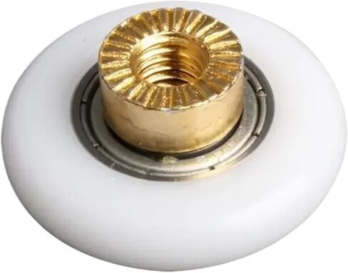4Pcs 20/23/25/27mm Shower Door Rollers Pulley Bathroom Sliding Glass Door Wheels Sliding Door Wheel Rollers Bathroom Accessories(4pcs-27mm) in Kuwait