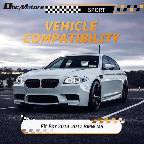 Carbon Fiber Steering Wheel for BMW 14-17 M5 F10 F12 F13 F30 F06 F07 D-Shaped Flat-Bottom with Nappa Perforated Leather White Stitching White Positioning Line in Saudi Arabia