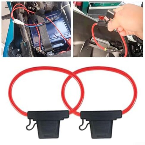 In-line 10 Awg Car Inline Fuse Marine Having 50a Fuses Impermeable 2pcs Distribution Rv Auto Truck Dc Holder 12v 24v 32v in Kuwait
