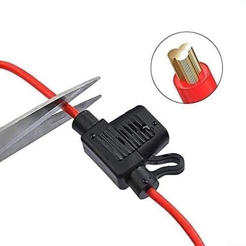 In-line 10 Awg Car Inline Fuse Marine Having 50a Fuses Impermeable 2pcs Distribution Rv Auto Truck Dc Holder 12v 24v 32v in Kuwait