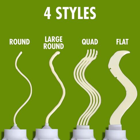 Condiment & Sauce Squeeze Bottles - 2-Cup, 4 Unique Nozzles (2-Pk) in Kuwait