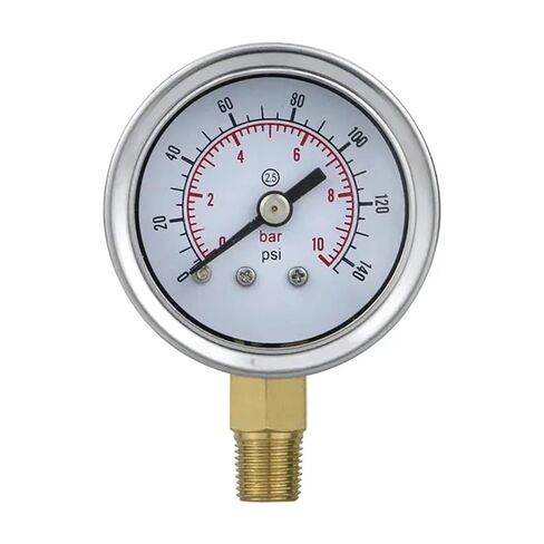 1pcs glycerinum Pressure Gauge 0-0.4MPa Oil Pressure Gauge 60psi Barometer(63mm 0-40mpa) in Kuwait