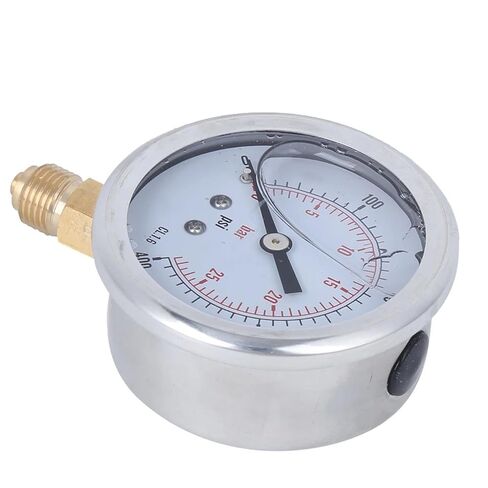 1pcs Oil Pressure Gauge Oil Pressure Meter TS-PGG604-25bar 1/4BSP Y60 Oil Filled Pressure Gauge Meter 0-25bar 0-400psi in Kuwait