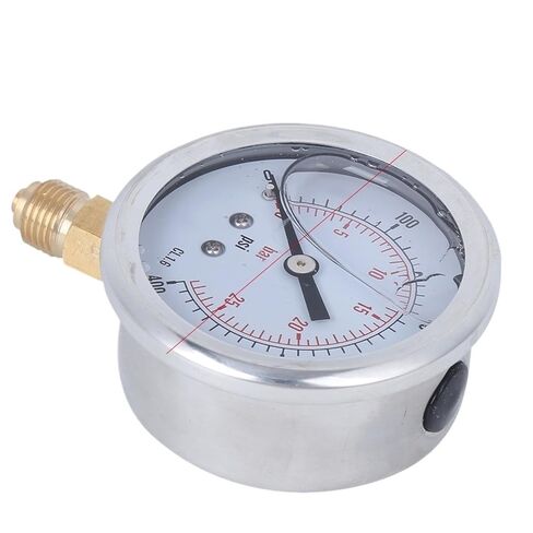 1pcs Oil Pressure Gauge Oil Pressure Meter TS-PGG604-25bar 1/4BSP Y60 Oil Filled Pressure Gauge Meter 0-25bar 0-400psi in Kuwait