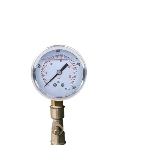1pcs Oil Pressure Gauge Oil Pressure Meter TS-PGG604-25bar 1/4BSP Y60 Oil Filled Pressure Gauge Meter 0-25bar 0-400psi in Kuwait
