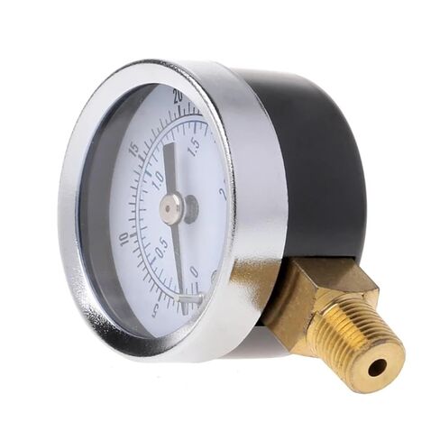 1 قطعة مقياس ضغط المرافق 0-30psi 0-2bar مقياس هيدروليكي مقياس مزدوج مقياس الضغط 1/8 "BSPT الموضوع للوقود in Kuwait