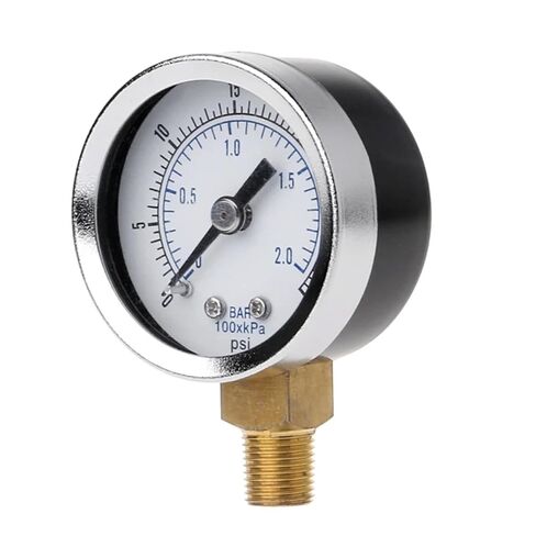 1 قطعة مقياس ضغط المرافق 0-30psi 0-2bar مقياس هيدروليكي مقياس مزدوج مقياس الضغط 1/8 "BSPT الموضوع للوقود in Kuwait