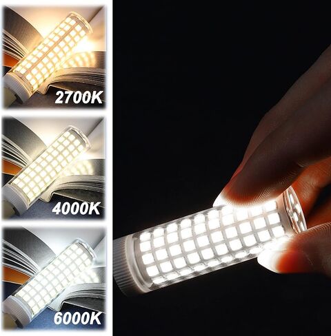 ALIDE E12 10W 6000K LED لمبات الشمعدانات 100W ما يعادل 1200lm 0.73 * 3.15 بوصة، غير قابلة للتعتيم، 5 عبوات in Saudi Arabia