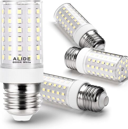 ALIDE E12 10W 6000K LED لمبات الشمعدانات 100W ما يعادل 1200lm 0.73 * 3.15 بوصة، غير قابلة للتعتيم، 5 عبوات in Saudi Arabia