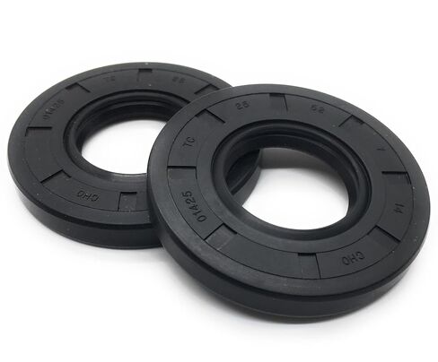 REPLACEMENTKITS.COM Brand 2pc Metric Oil Seal 25 x 52 x 7 Double Lip TC Style Rotary Shaft Seal in Kuwait