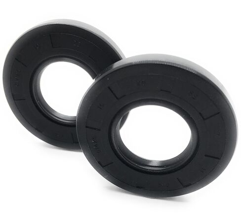 REPLACEMENTKITS.COM Brand 2pc Metric Oil Seal 25 x 52 x 7 Double Lip TC Style Rotary Shaft Seal in Kuwait