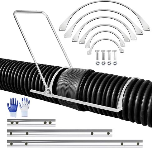 أداة شد الأنابيب HDPE 200-600 مم، أداة شد الأنابيب المموجة HDPE، مجموعة مشبك الإرساء اليدوية شديدة التحمل لبناء مجاري الصرف الصحي in Kuwait