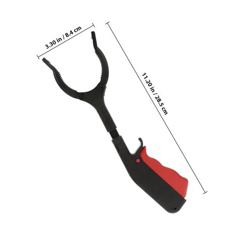 DOITOOL 11.6 Inch Trash Picker Grabber Tool, Portable Plastic Garbage Clamp Litter Pickup Tool, Lightweight Waste Picker for Sanitation and Outdoor Cleanup in Kuwait