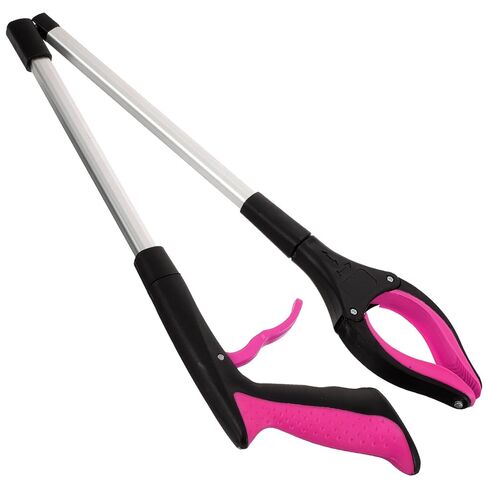Foldable Trash Picker Grabber Tool with Portable Design, Lightweight Garbage Grabber for Waste Collection, Reaching Aid for Home and Outdoor Cleanup, Purple in Kuwait