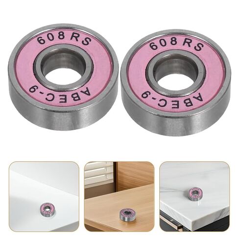 Milisten 8 Pcs Dual Row Wheel Layout Roller Skate Bearings High Speed Steel Construction Stable and Breathable Design for Outdoor Roller Skates and Skateboards in Kuwait