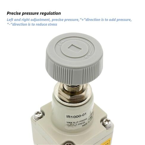 IR2000-02 IR2010-02 IR2020-02 IR2020-02BG Air Pressure Reducer Regulating Valve 1Pcs(IR2010-02BG) in Kuwait