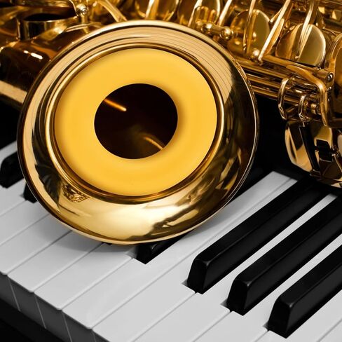SUPVOX Tenor Saxophone Mute Silicone Sound Dampener Practical Sax Accessory for Noise Reduction and Tone Control 3.34X3.34X0.51In in Kuwait