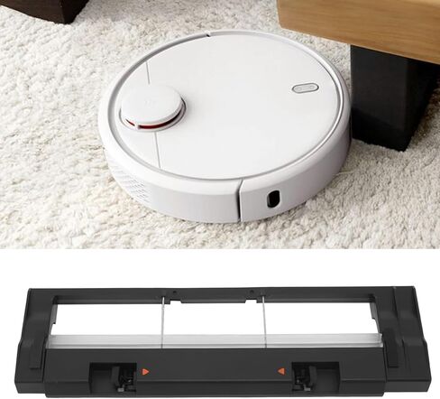 Main Brush Cover Replacement for Xiaomi Mijia 1C 1T for Dreame F9 D9 | Durable ABS Material, Perfect Fit For Robot Vacuum, Protects Main Brush, Easy To Install, Suitable For Home Cleaning in Kuwait