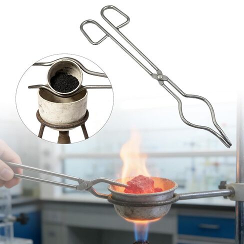 Crucible Tongs, Metalworking Tool, Professional Non-Slip Furnace Tongs, Melting Tongs Holder for Workshop Casting, 29cm in Kuwait