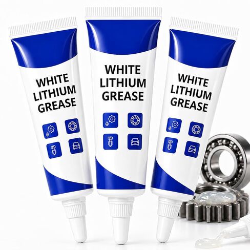 6-Pack 3D Printer Grease Lubricant for Gears Parts, Multi-Purpose Lubricant Grease for FDM 3D Printer Parts, Gears, Guide Rails and Lead Screws, Smooth Motion Support, Low Odor Grease Paste, 10g × 6 in Kuwait