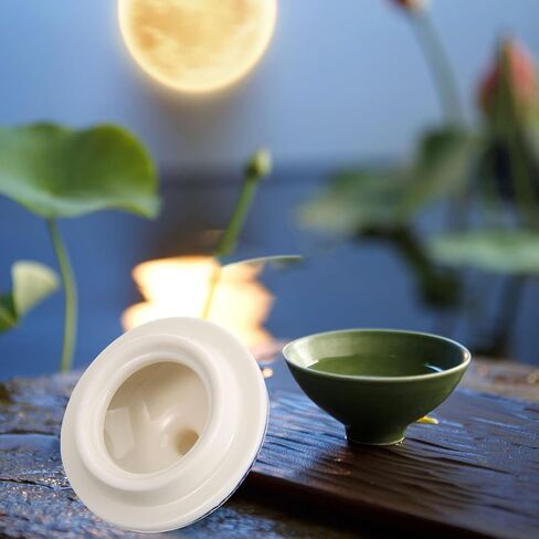 Alipis Ceramic Tea Pot Lid Replacement Cover 2.95 Inch Teapot Lid Ceramic Top for Tea Kettle Replacement Easy to Use Leak-Resistant Ideal for Home Party Camping in Kuwait