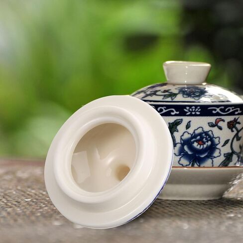 Alipis Ceramic Tea Pot Lid Replacement Cover 2.95 Inch Teapot Lid Ceramic Top for Tea Kettle Replacement Easy to Use Leak-Resistant Ideal for Home Party Camping in Kuwait