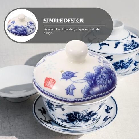 Alipis Ceramic Tea Pot Lid Replacement Cover 2.95 Inch Teapot Lid Ceramic Top for Tea Kettle Replacement Easy to Use Leak-Resistant Ideal for Home Party Camping in Kuwait