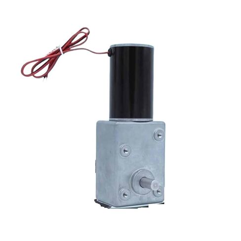 Low RPM High Tq 12V 24V Brushed DC Gear Motor Right Angle Worm Gearbox Reducer A5882-45 Tubular PMDC(Motor,80R-12V) in Kuwait