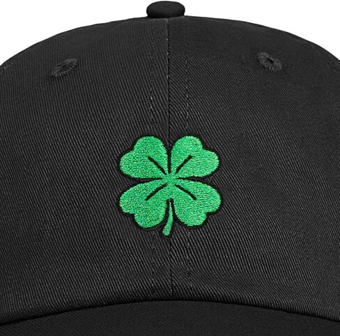 Clover Shamrock Hats,St. Patrick's Day Baseball Cap for Women Men, Cotton Baseball Caps Adjustable Perfect for Daily Use in Saudi Arabia