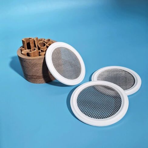شاشة تصفية PTFE ثلاثية المشبك مقاس 2 بوصة - شبكة صحية من الفولاذ المقاوم للصدأ مقاس 64 مم OD للأغذية، (500 شبكة) in Kuwait