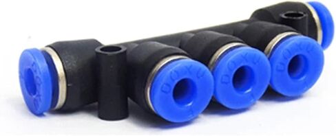 PK Pneumatic Fittings Pipe Connector Tube Air Hose Quick Release Fitting 4 6 8mm 10mm 12mm 16mm 1Pcs(Use 10mm hose) in Kuwait