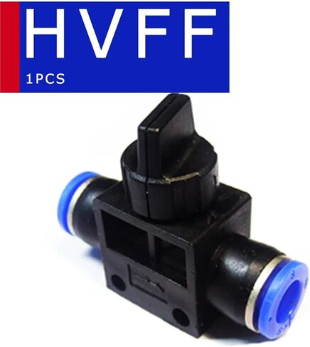 HVFF Pneumatic Fittings Pipe Connector Tube Air Hose Quick Release Fitting 4 6 8mm 10mm 12mm 16mm 1Pcs(Use 8mm hose) in Kuwait