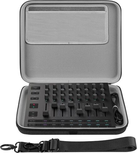 Geekria Audio Interface Carrying Case, Compatible with Novation Launch Control XL 3, EVA Hard Shell Portable Travel Bag (Dark Gray) in Saudi Arabia