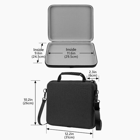 Geekria Audio Interface Carrying Case, Compatible with Novation Launch Control XL 3, EVA Hard Shell Portable Travel Bag (Dark Gray) in Saudi Arabia