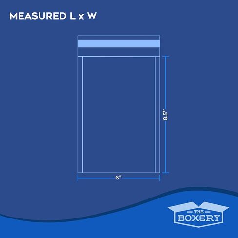 50 كيسًا شفافًا ذاتي الغلق مقاس 12x15.5 من The Boxery in Kuwait