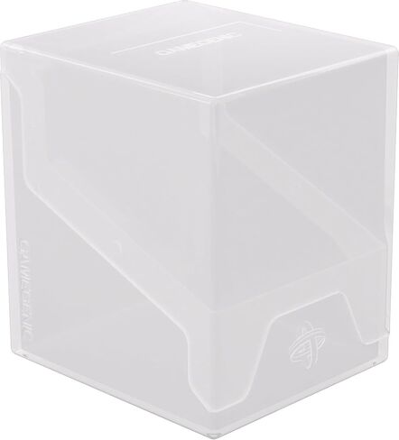 Gamegenic Bastion 100+ XL Deck Box - صغير الحجم وآمن ومنظم بشكل مثالي لبطاقات التداول الخاصة بك! تحمي بأمان أكثر من 100 بطاقة ذات أكمام مزدوجة، لون أبيض، مصنوعة in Kuwait