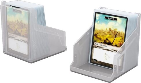 Gamegenic Bastion 100+ XL Deck Box - صغير الحجم وآمن ومنظم بشكل مثالي لبطاقات التداول الخاصة بك! تحمي بأمان أكثر من 100 بطاقة ذات أكمام مزدوجة، لون أبيض، مصنوعة in Kuwait